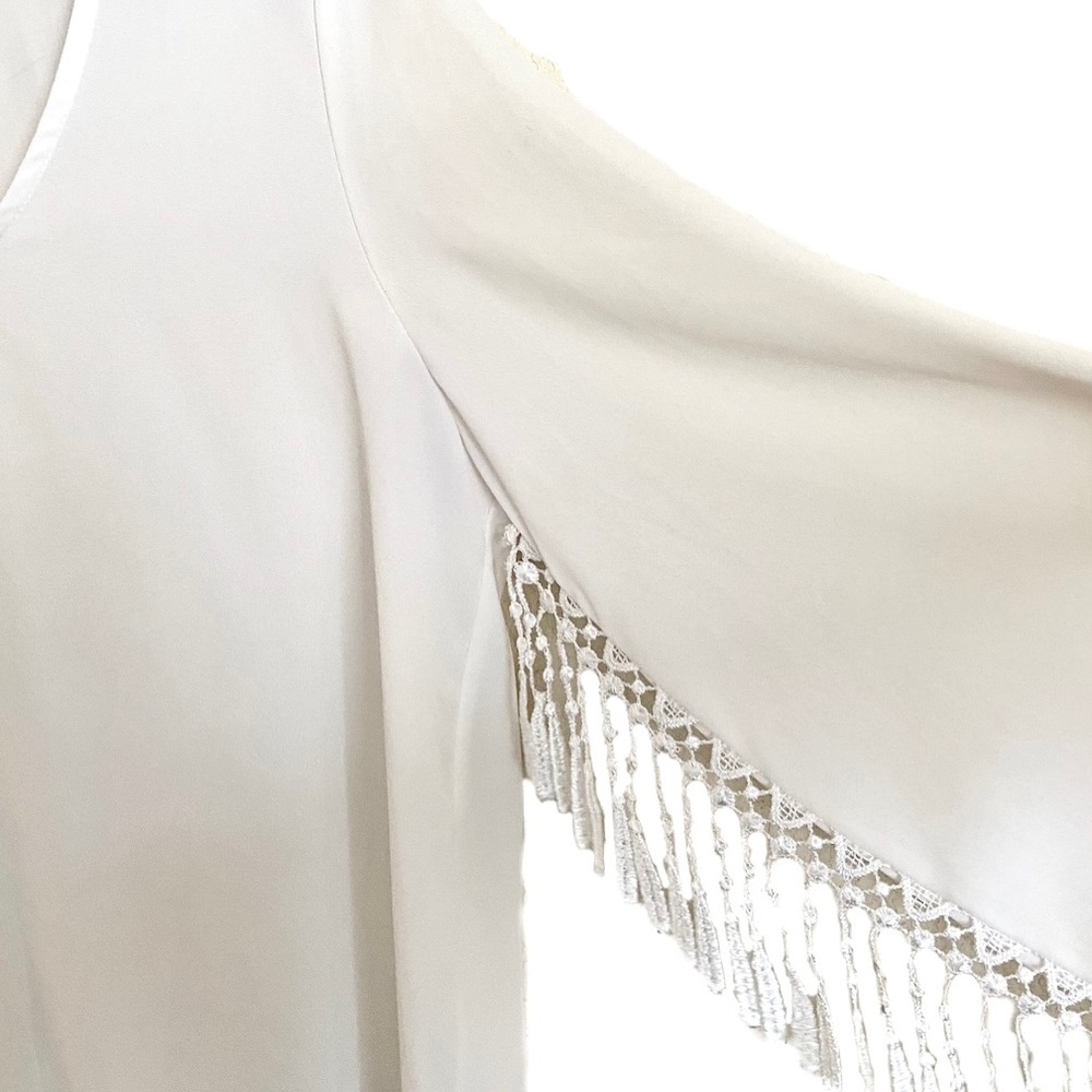 Haute Society Top With Fringe Detail